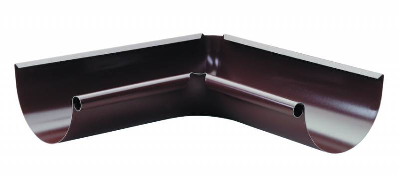 Угол внутренний /наружный металлический 125/135 гр Aqueduct 125/87 темно-коричневый